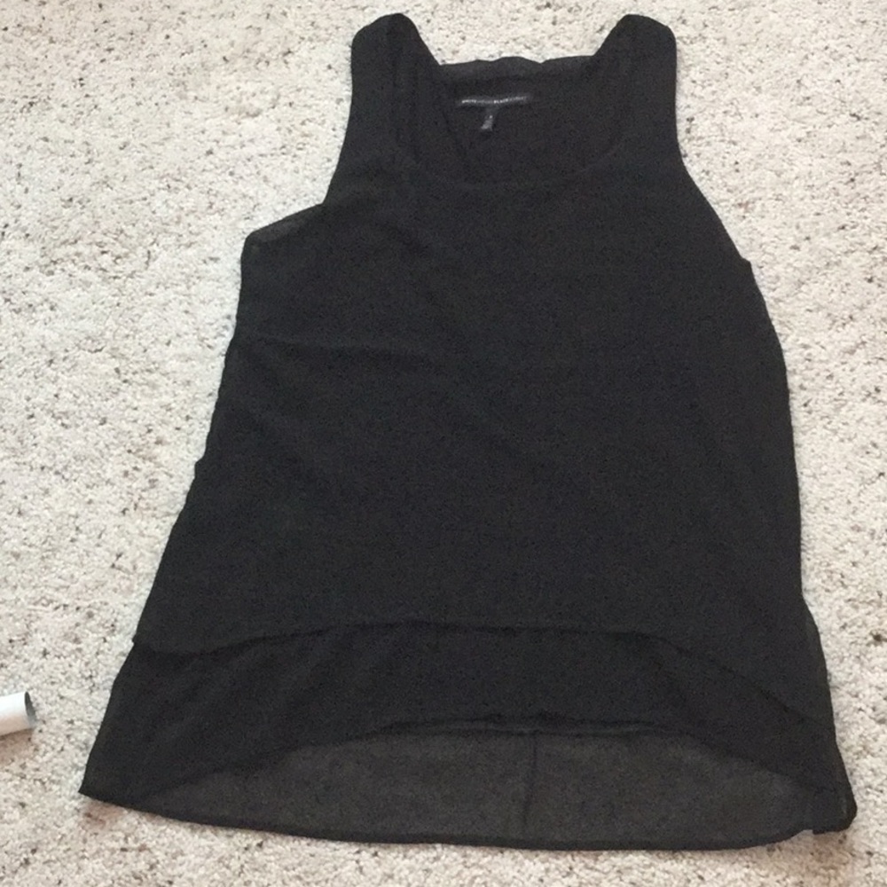 Hi-Lo WHBM Tank with chiffon overlay